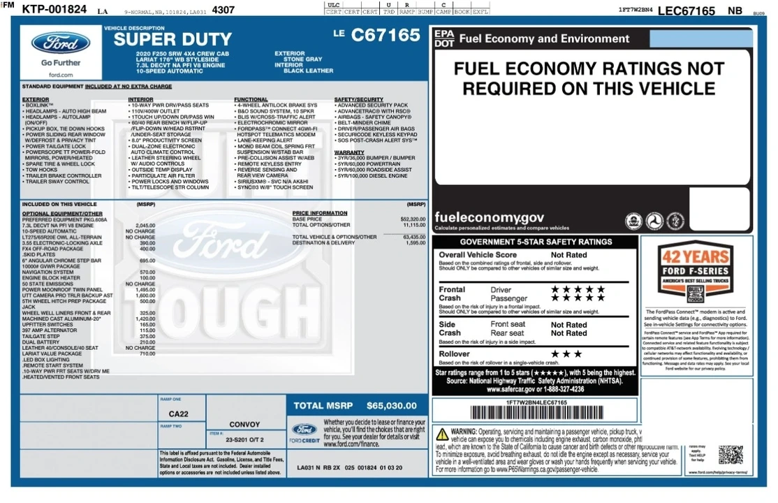 2020 Ford Super Duty 3rd Gen - Image 4 of 12