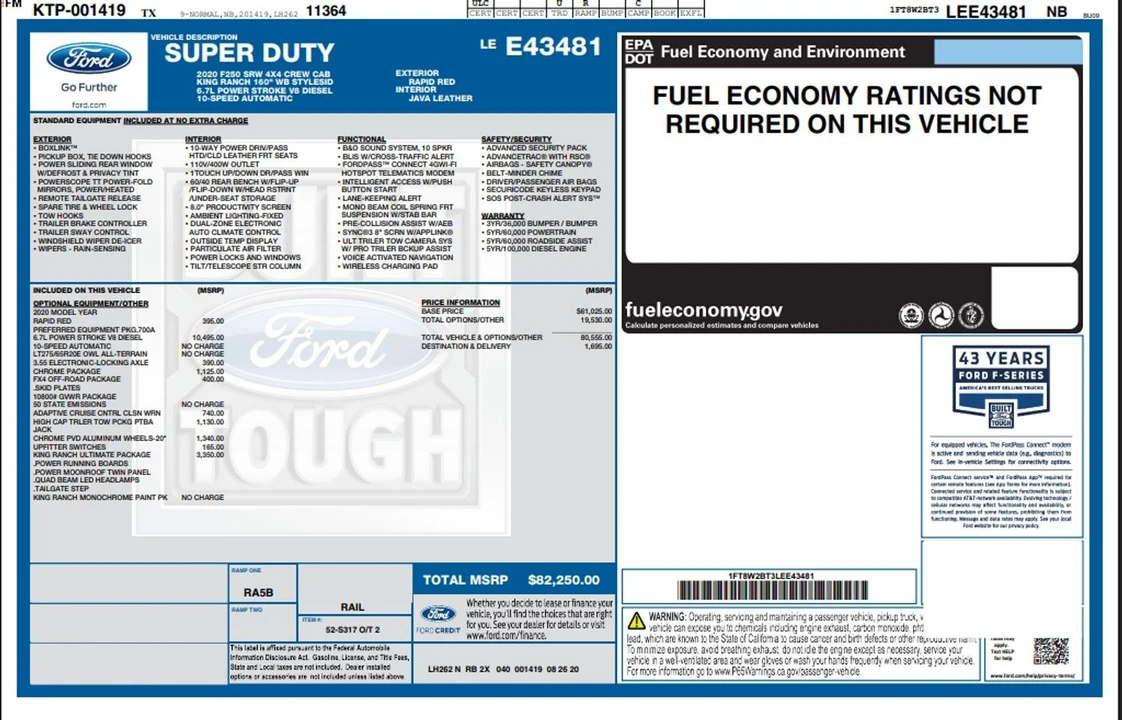 2020 Ford Super Duty 5th Gen - Image 6 of 12