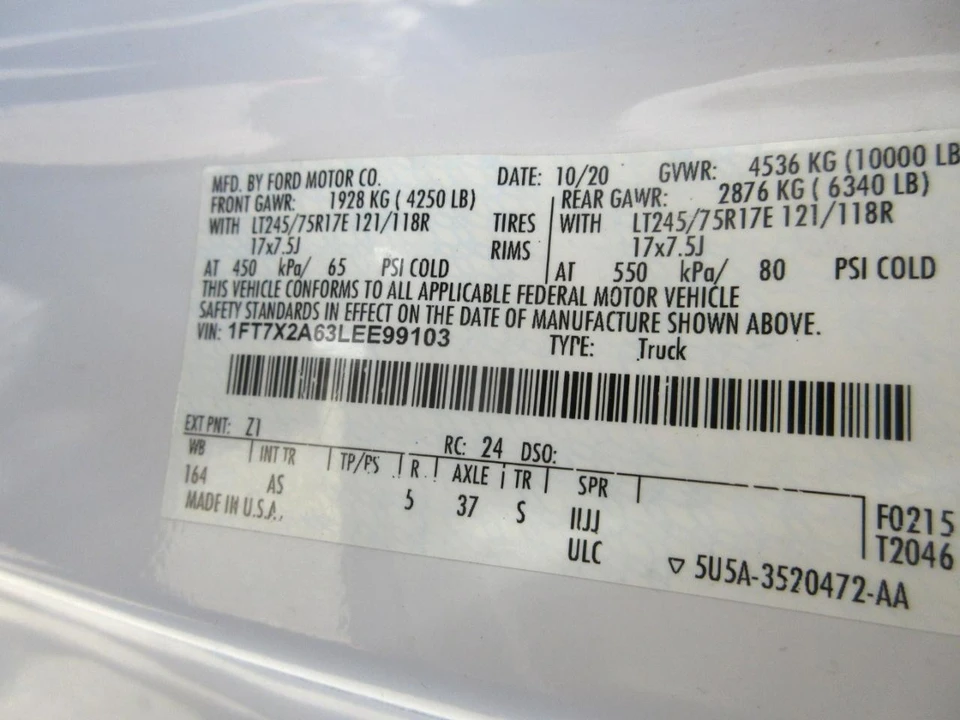 2020 Ford Super Duty 4th Gen - Image 28 of 31
