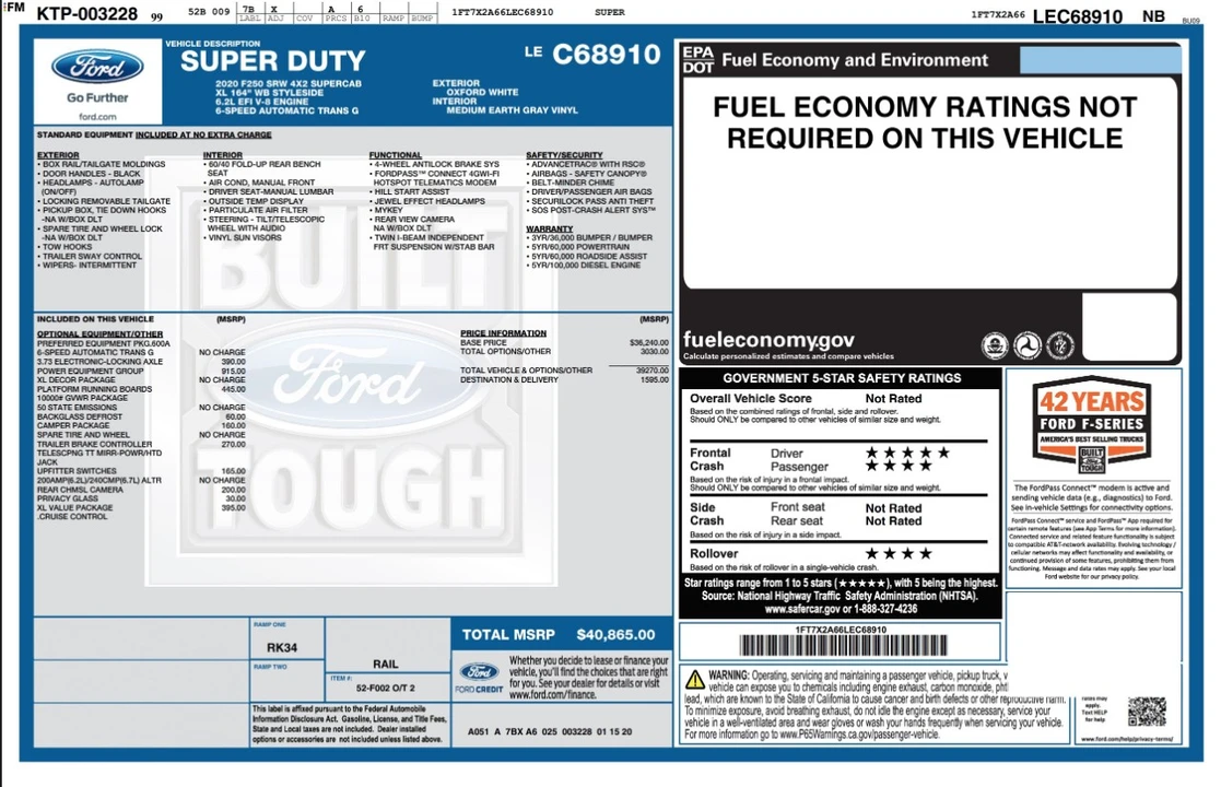 2020 Ford Super Duty 3rd Gen - Image 4 of 12