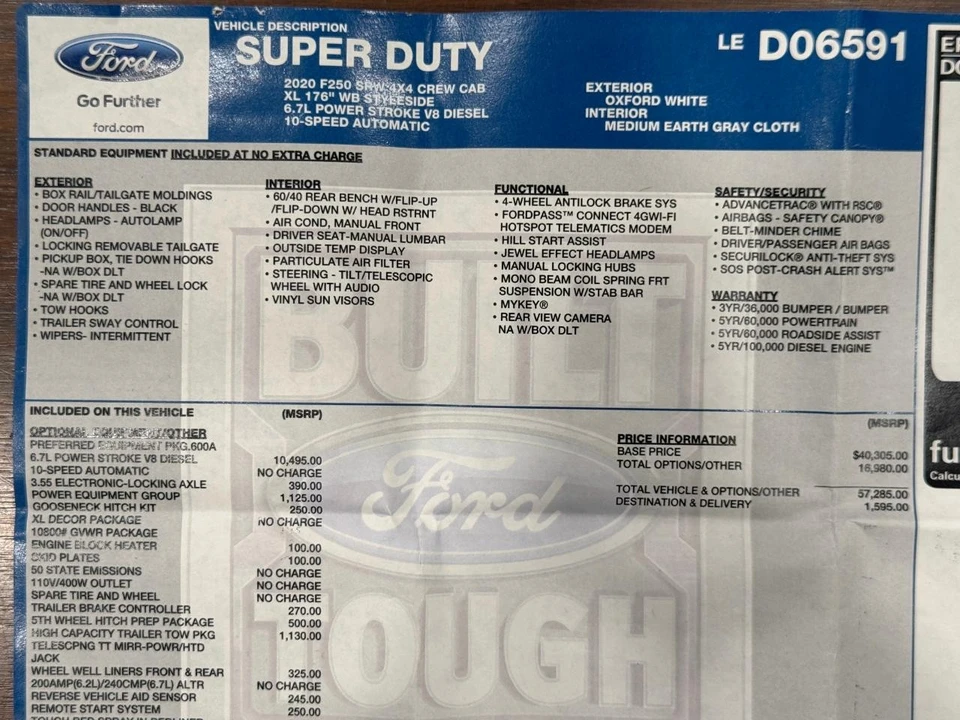 2020 Ford Super Duty 4th Gen - Image 13 of 16