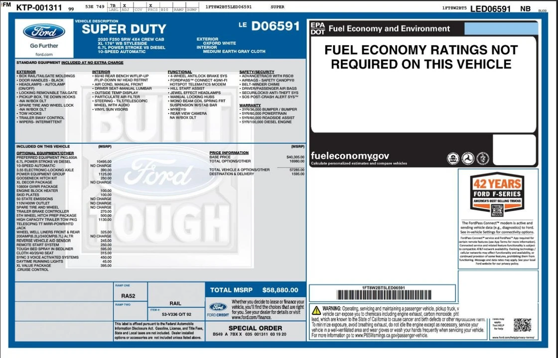 2020 Ford Super Duty 4th Gen - Image 3 of 16