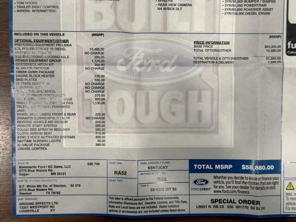 2020 Ford Super Duty 4th Gen - Image 14 of 16