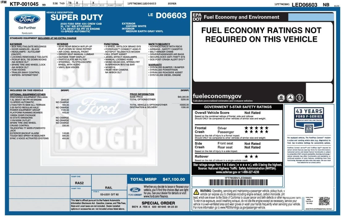 2020 Ford Super Duty 4th Gen - Image 4 of 31