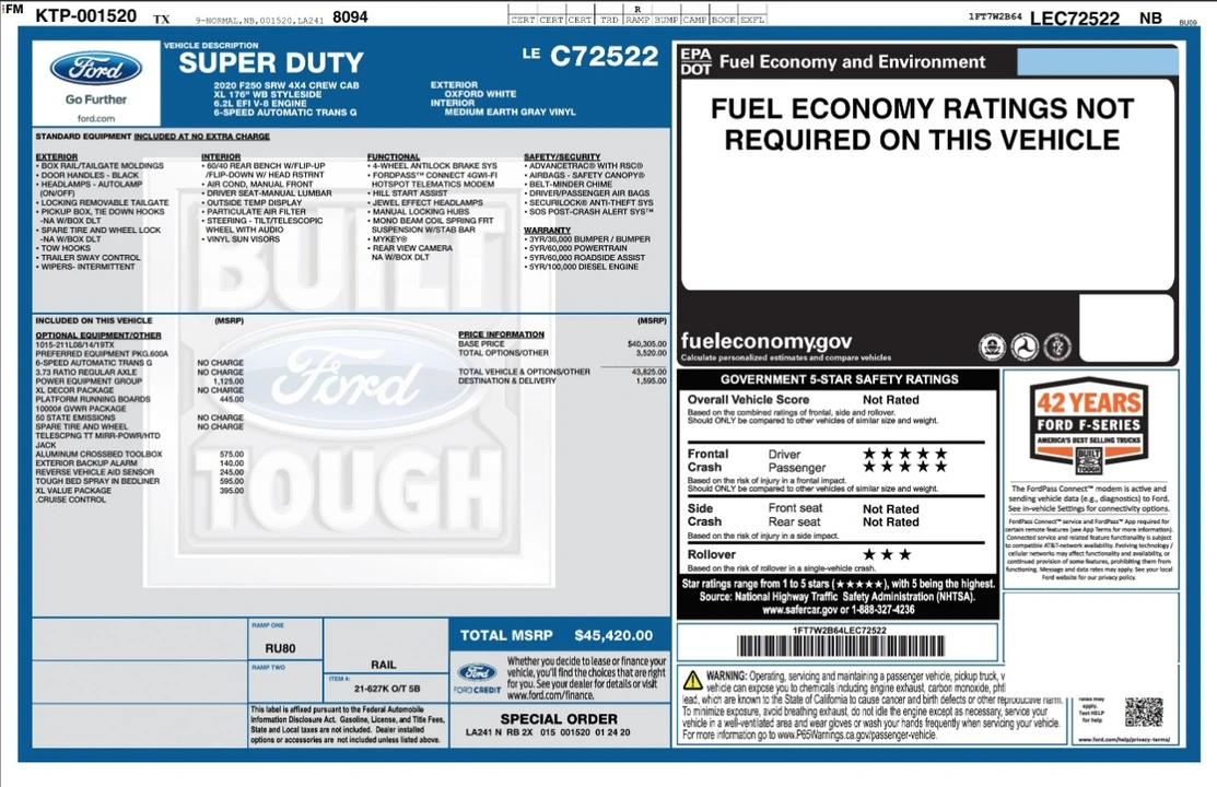2020 Ford Super Duty 4th Gen - Image 4 of 12