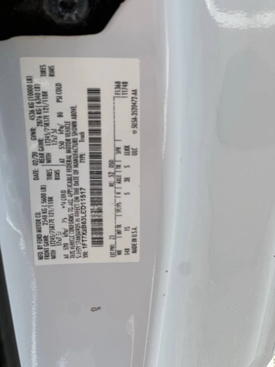 2020 Ford Super Duty 4th Gen - Image 19 of 20