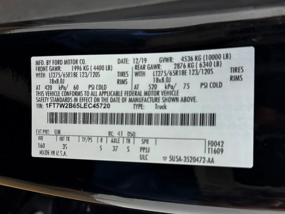 2020 Ford Super Duty 4th Gen - Image 6 of 7