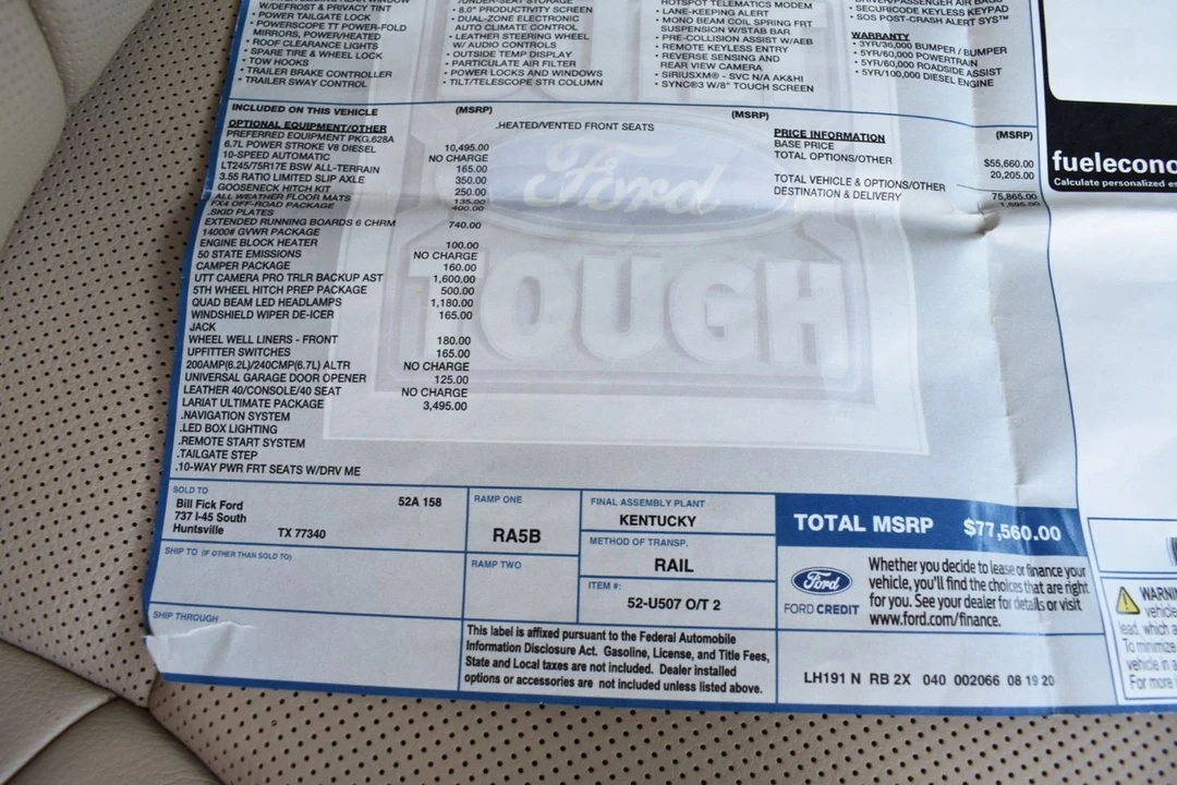 2020 Ford Super Duty 4th Gen - Image 18 of 23