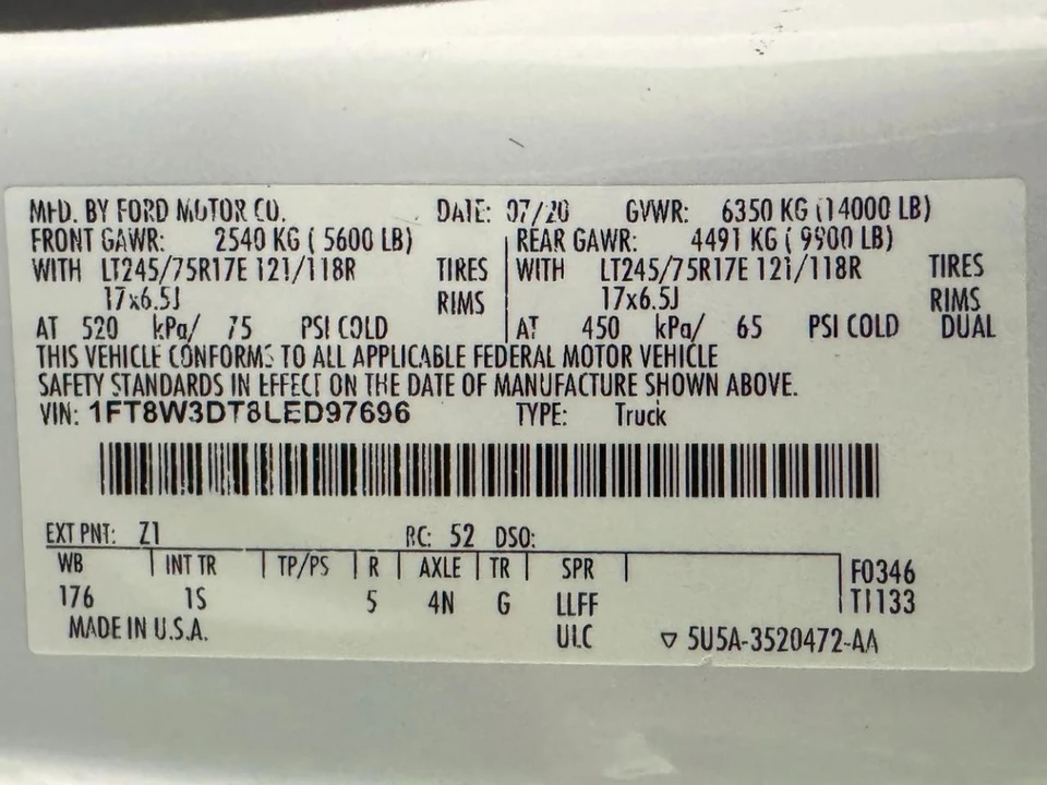 2020 Ford Super Duty 4th Gen - Image 28 of 29