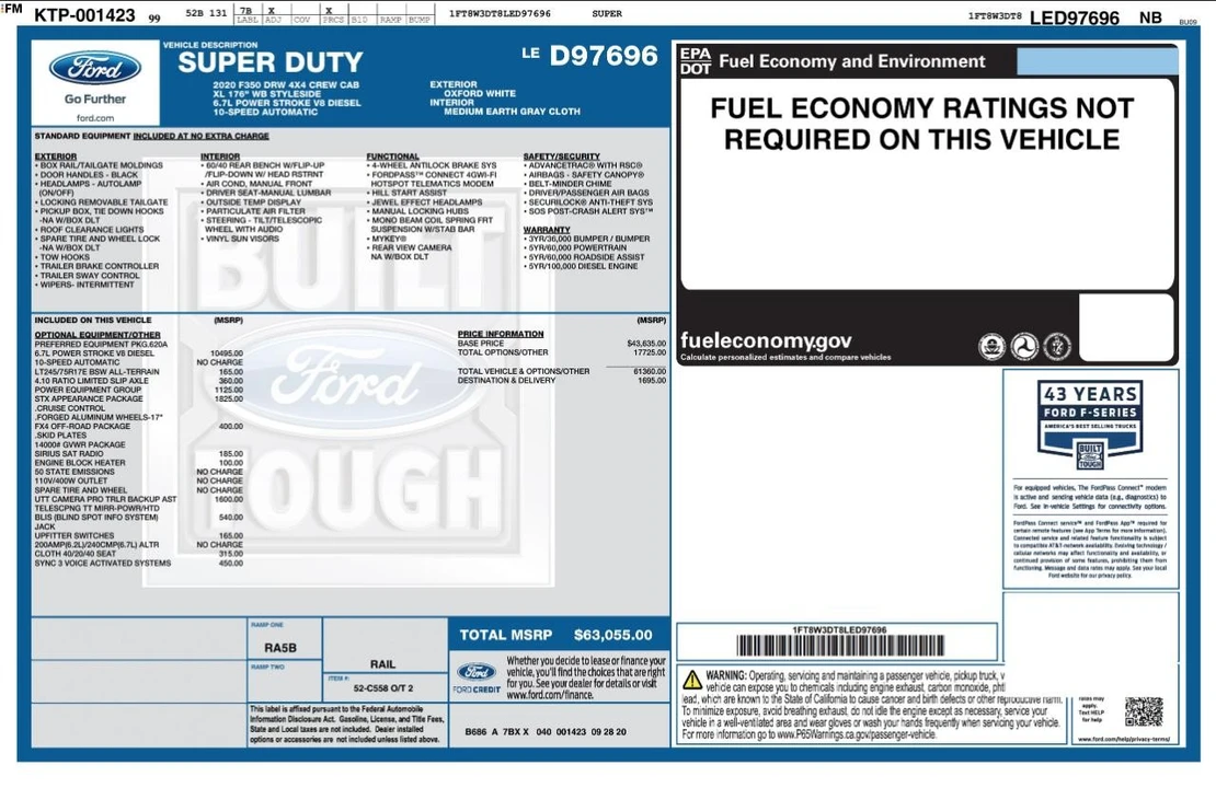 2020 Ford Super Duty 4th Gen - Image 3 of 29