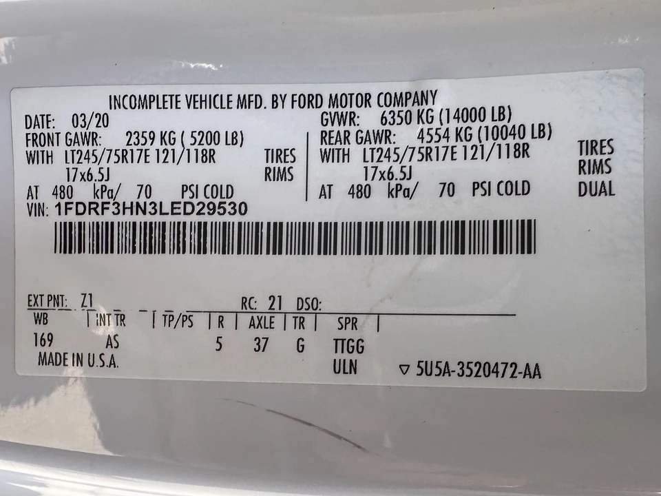 2020 Ford Super Duty 4th Gen - Image 20 of 20