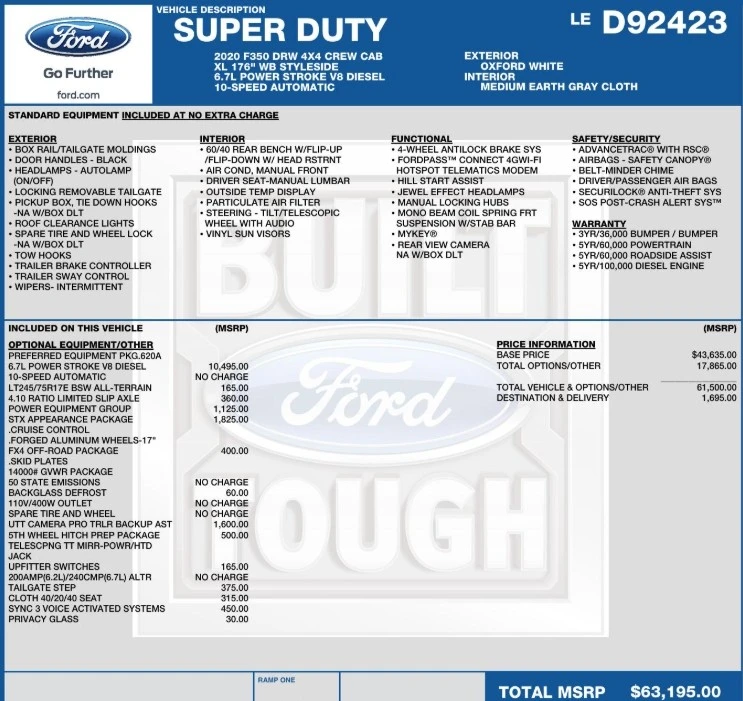 2020 Ford Super Duty 4th Gen - Image 3 of 12