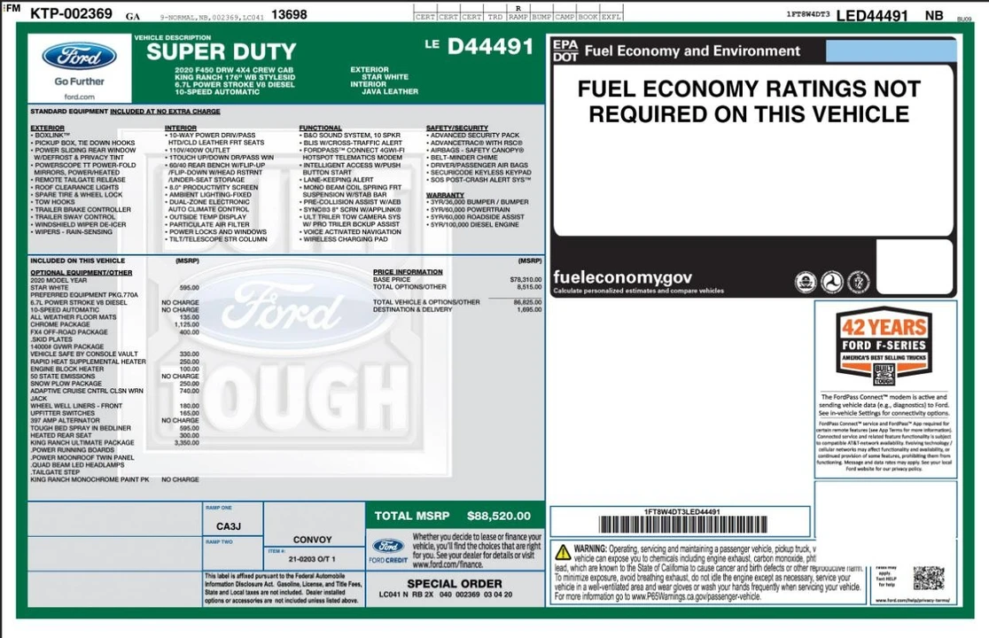 2020 Ford Super Duty 4th Gen - Image 4 of 12