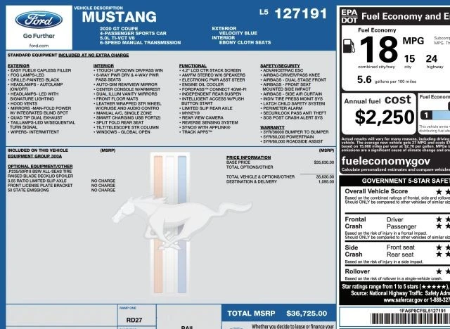 2020 Ford S550 Mustang - Image 21 of 21
