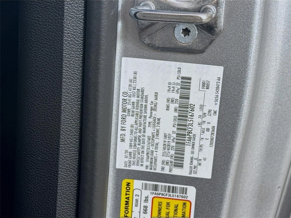 2020 Ford S550 Mustang - Image 16 of 16