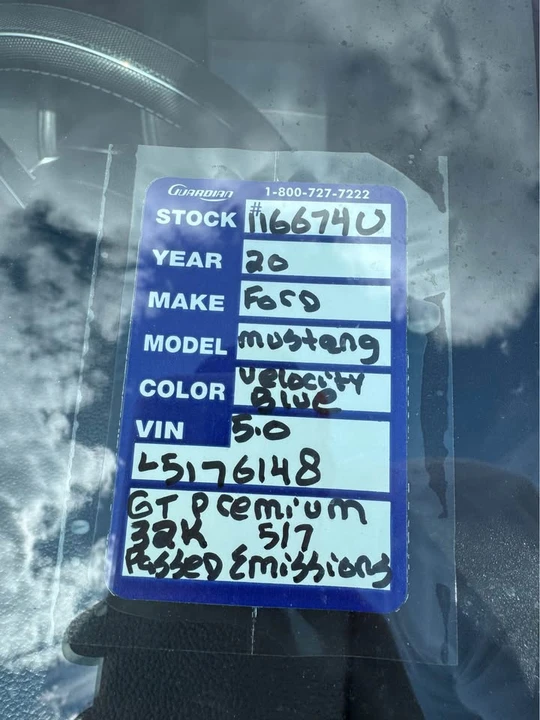 2020 Ford S550 Mustang GT - Image 12 of 13