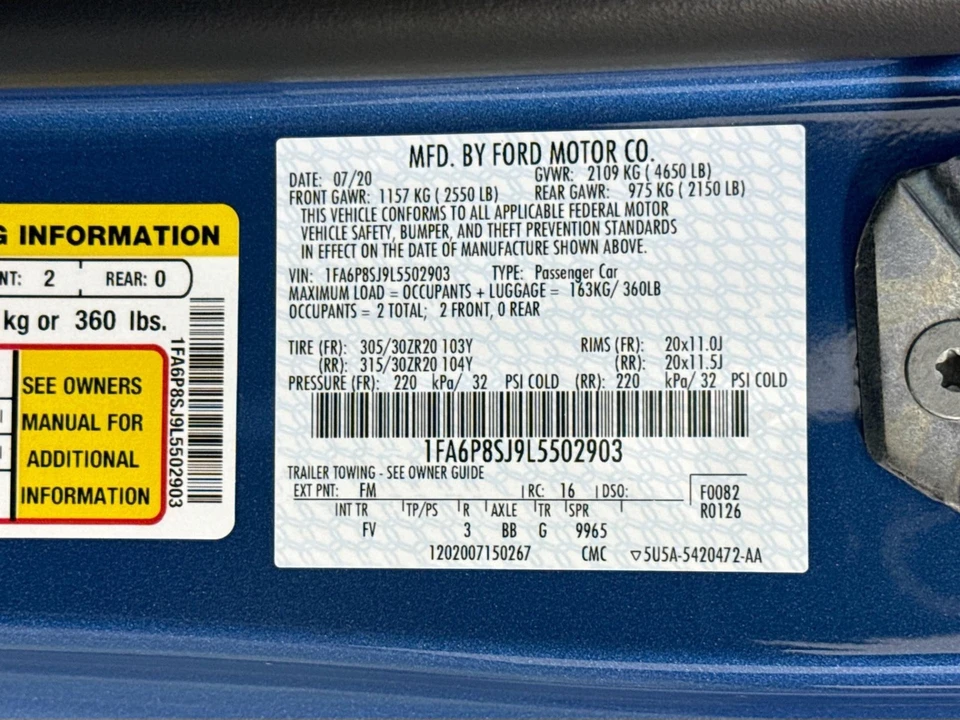 2020 Ford S550 Mustang - Image 29 of 31