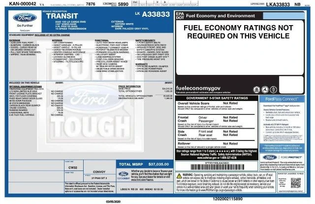 2020 Ford Transit - Image 3 of 31