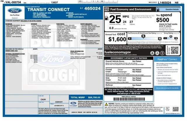 2020 Ford Transit Connect - Image 3 of 21