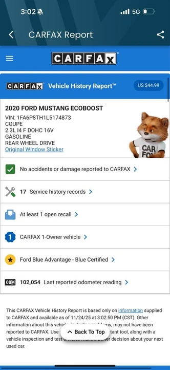 2020 Ford S550 Mustang - Image 7 of 7