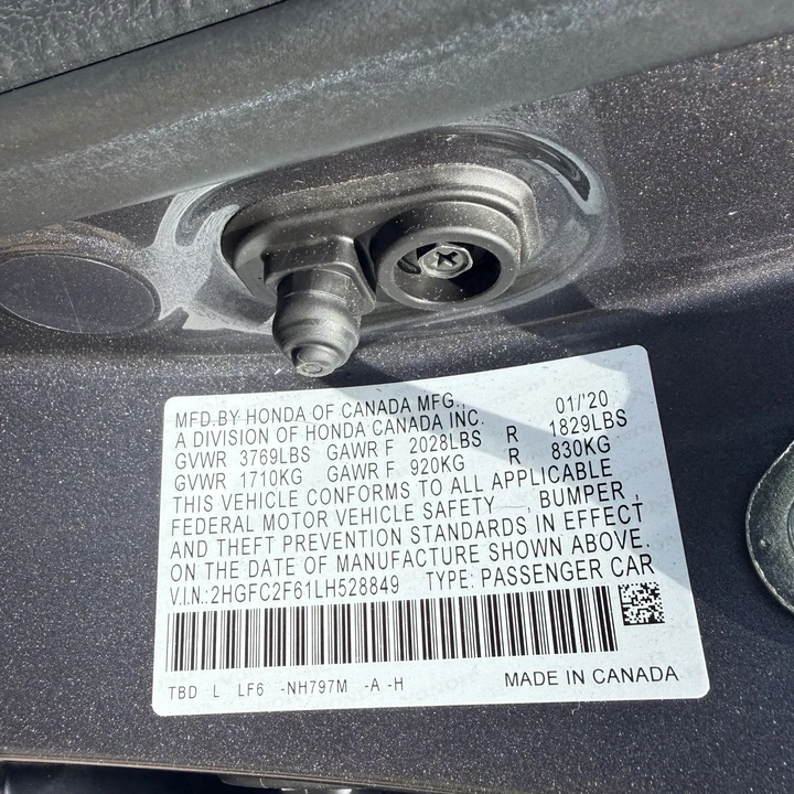2020 Honda Civic 10th Gen - Image 15 of 15