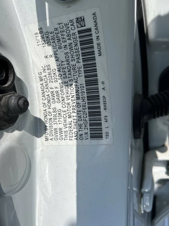 2020 Honda Civic 10th Gen - Image 10 of 13