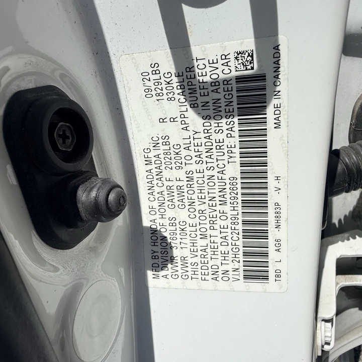 2020 Honda Civic 10th Gen - Image 17 of 17