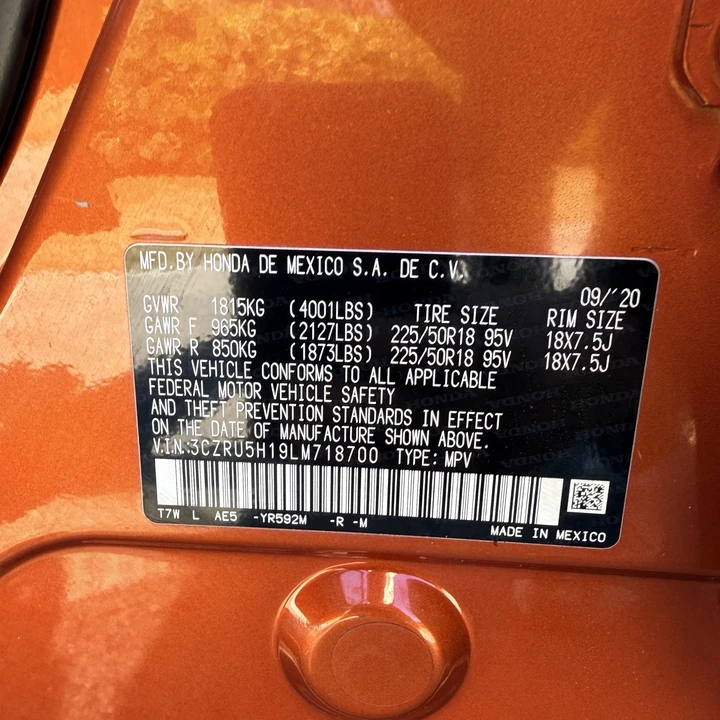 2020 Honda HR-V 2nd Gen - Image 18 of 18