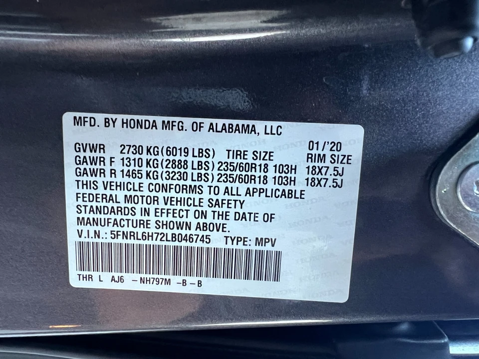 2020 Honda Odyssey - Image 12 of 21