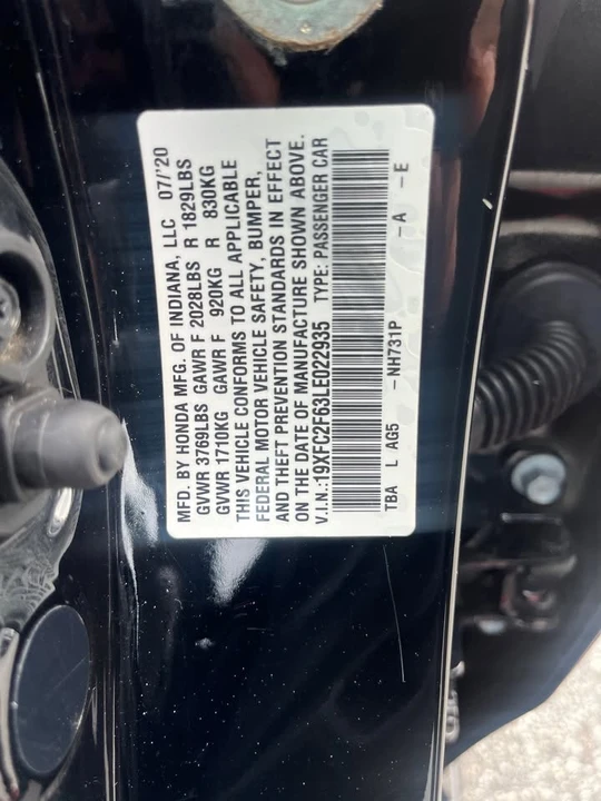 2020 Honda Civic 10th Gen - Image 12 of 14