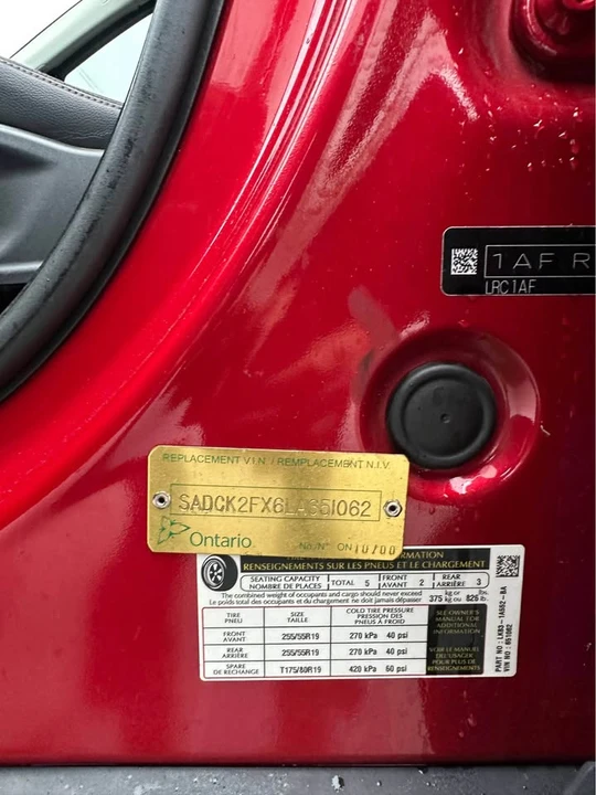 2020 Jaguar F-Pace - Image 7 of 7