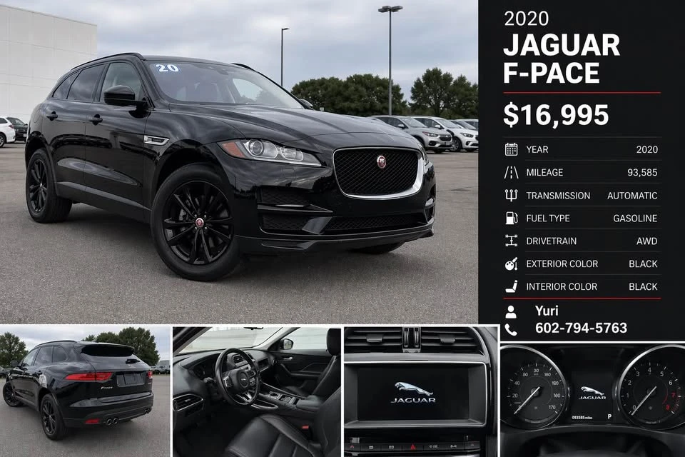 2020 Jaguar F-Pace - Image 2 of 4