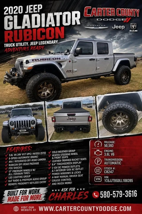 2020 Jeep JT Gladiator - Image 2 of 5