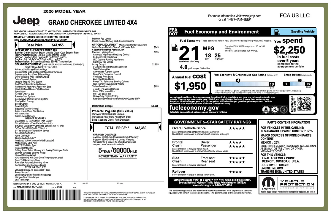 2020 Jeep WK2 Grand Cherokee - Image 2 of 31