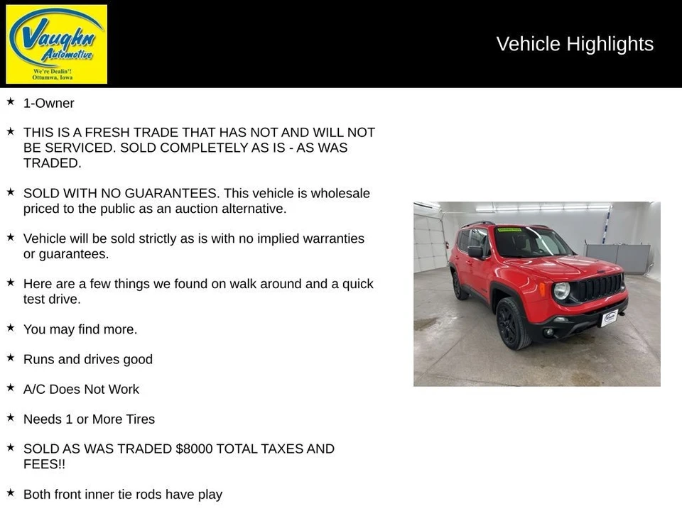 2020 Jeep Renegade - Image 2 of 12