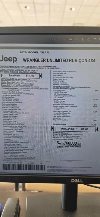 2020 Jeep JL Wrangler - Image 14 of 14