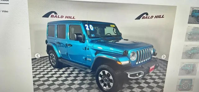 2020 Jeep Wrangler Unlimited Sahara Sport Utility 4D