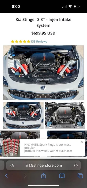 2020 Kia Stinger GT - Image 2 of 9