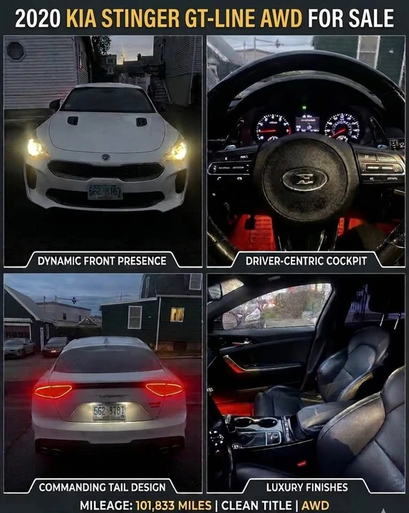2020 Kia Stinger - Image 2 of 9