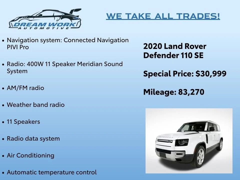 2020 Land Rover Defender L663 - Image 2 of 20