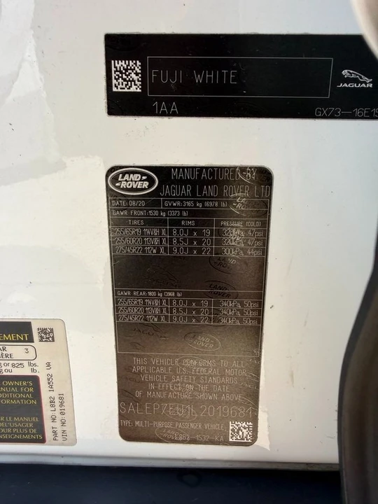 2020 Land Rover Defender L663 - Image 13 of 15