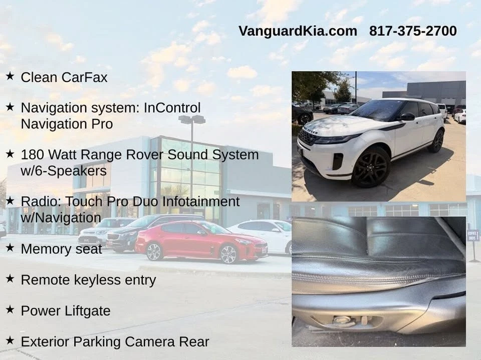 2020 Land Rover Range Rover Evoque 2nd Gen - Image 6 of 20