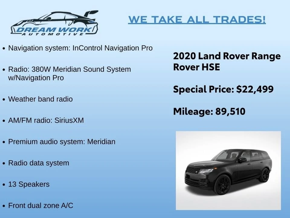 2020 Land Rover Range Rover L405 - Image 2 of 15