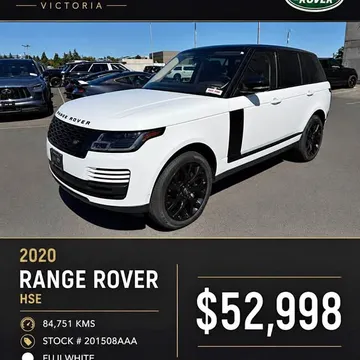 2020 Land Rover Range Rover HSE