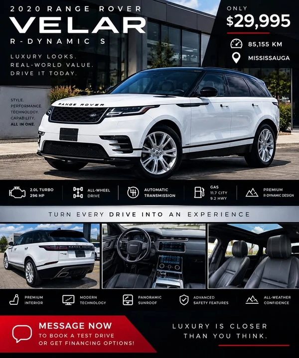 2020 Land Rover Range Rover Velar - Image 2 of 11