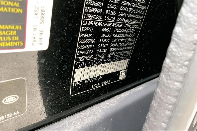2020 Land Rover Range Rover L405 - Image 12 of 12
