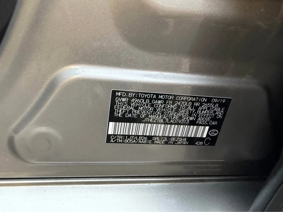 2020 Lexus GS 4th Gen - Image 10 of 11