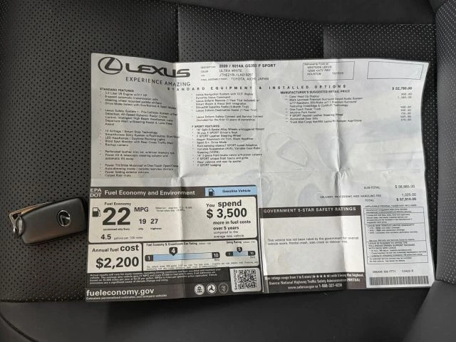 2020 Lexus GS 4th Gen - Image 5 of 31