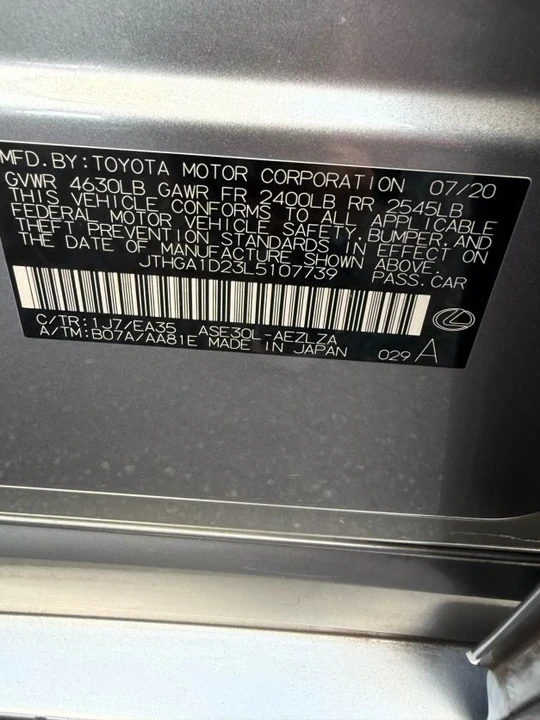 2020 Lexus IS 3rd Gen - Image 20 of 20