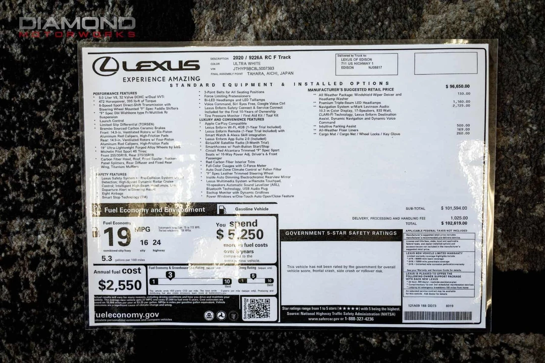 2020 Lexus RC F - Image 13 of 13